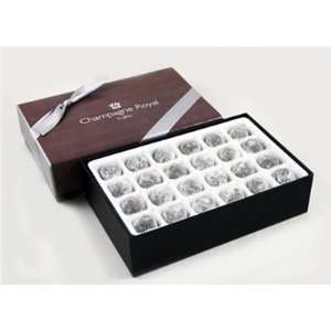 Champagne Royal Truffles by Romanicos Chocolate   24 count  