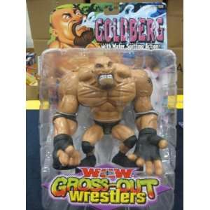  TOY BIZ WCW GROSS OUT WRESTLERS GOLDBERG FIGURE WITH WATER 