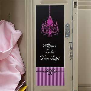Personalized Locker Decorations for Girls   Chandelier  
