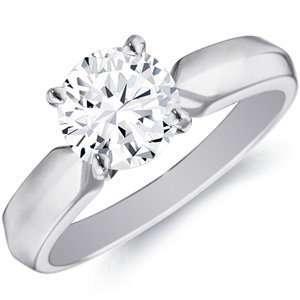  18k White Gold Marcelle Solitaire by Eternity Solitaire G 