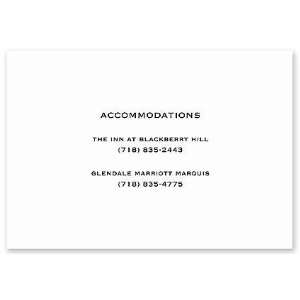  White Accommodations Card by Checkerboard