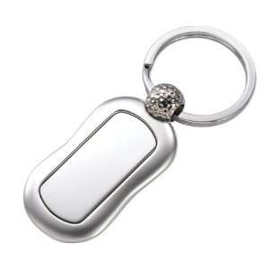  Two Tone Oblong Keychain