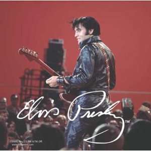  Elvis Presley Mouse Pad 68 Comeback Special Red Background 