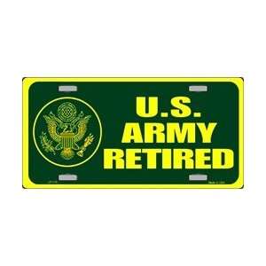  LP   113 US Army Retired License Plate   3333 Automotive