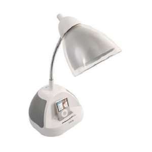  iHome Speaker Lamp  Silver