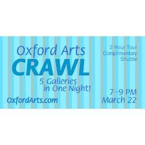  3x6 Vinyl Banner   Oxford Arts Crawl 