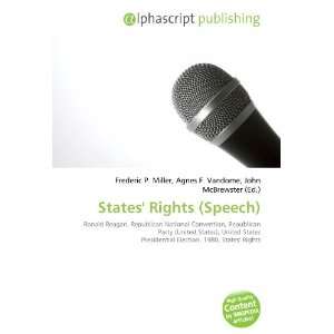 States Rights (Speech) 9786133924888  Books