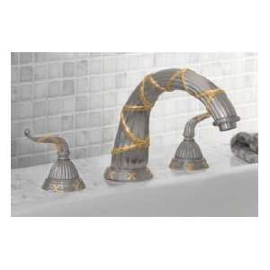 Mico 2255 K1 PVD Roman Tub Faucet W/ Handshower 