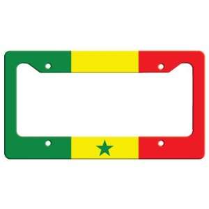  Senegal Flag License Plate Frame 