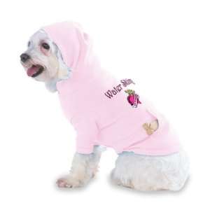 Water Skiing Princess Hooded (Hoody) T Shirt with pocket for your Dog 