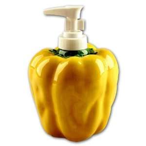  YELLOW BELL PEPPER 3 Dimensional Soap/Lotion Dispenser NEW 