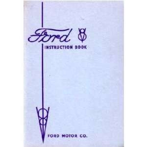 1935 FORD V 8 V8 Car Owners Manual User Guide Automotive