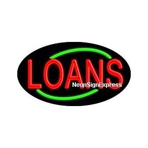 Loans Flashing Neon Sign 