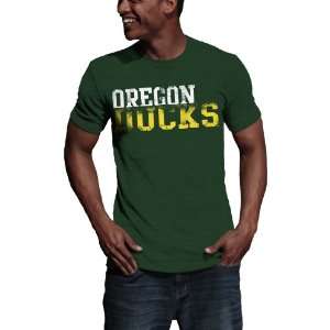  NCAA Oregon Ducks Literality Vintage Heather Tee Shirt 