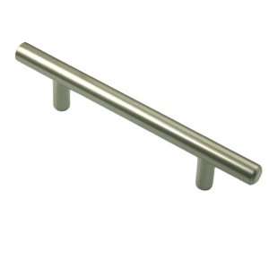 Berenson 0802 2BPN P Brushed Nickel Tempo Tempo Bar Cabinet Pull with 