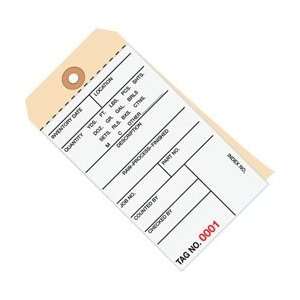   3500 3999) Inventory Tags 2 Part Carbonless # 8