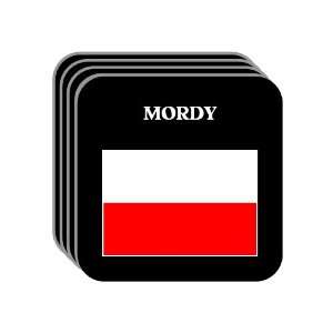  Poland   MORDY Set of 4 Mini Mousepad Coasters 