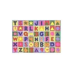   Numbers & Letters 51x78 Play Time Nylon Area Rug FT 2011 P 5178 Baby