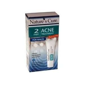   Cure Two Part Acne Treatment System for Males (1 Month Supply) Beauty