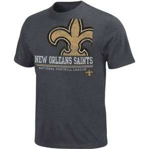  New Orleans Saints Submariner T Shirt (Charcoal) Sports 