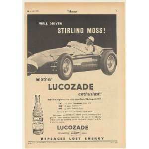  1954 Stirling Moss Race Car Lucozade Sparkling Glucose 