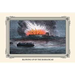  Blowing Up the Barrancas by Devereux 18x12