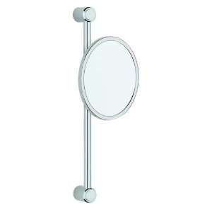   Geesa 1092 Chrome Round 3x Magnifying Mirror on Wall Bar 1092 Beauty