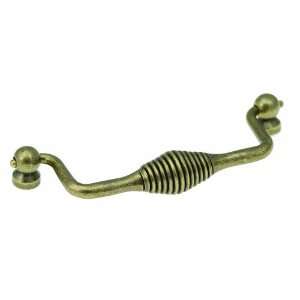   Wrought Brass Callis Callis Drop Cabinet Pull with 5 Centers P3665
