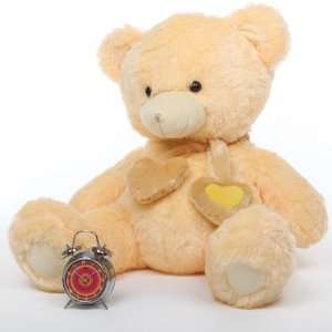   Sweet Hugs Lovable Stuffed Cream Heart Teddy Bear 36in Toys & Games