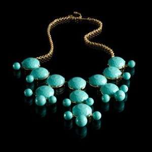  J Crew Bubble Necklace Turquoise New Beauty