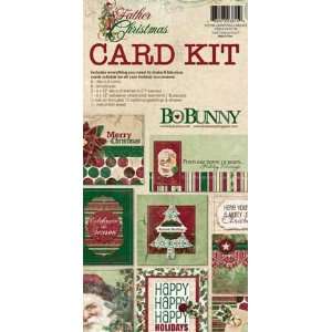  Bo Bunny Father Christmas Card Kit 6X12 Pad Makes 8 Cards 