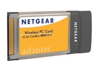  NETGEAR WG511NA Wireless G Pc Card Electronics