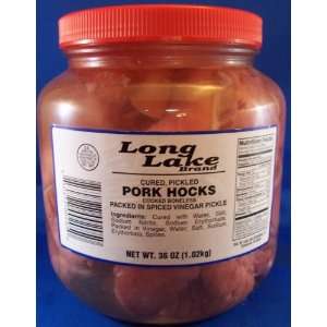 Long Lake Brand Boneless Pickled Pork Hocks 36 oz.  