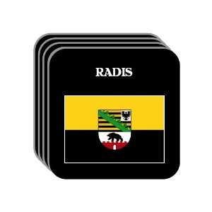  Saxony Anhalt   RADIS Set of 4 Mini Mousepad Coasters 