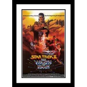  Star Trek 2 The Wrath of Khan 32x45 Framed and Double 