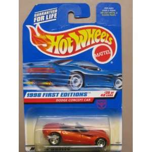  Hotwheels Dodge Concept Car 1998 1st Edition #35 40 #672 