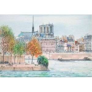  Paris, La Pointe de Lile St Louis by Rolf Rafflewski, 8x6 