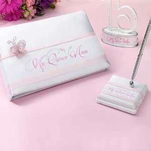  Mis Quince Anos Guest Book and Pen Set Health & Personal 