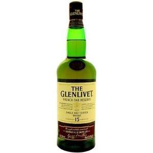  Glenlivet French Oak 15Yr Single Malt Scotch Whisky 750ml 