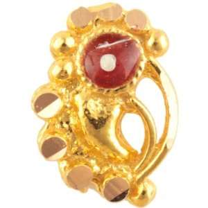  Meenakari Gold Nath   18 K Gold 