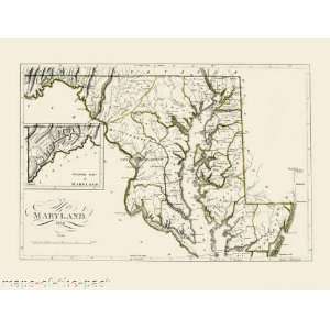    STATE OF MARYLAND (MD/ANNAPOLIS) BY CAREY MAP 1814