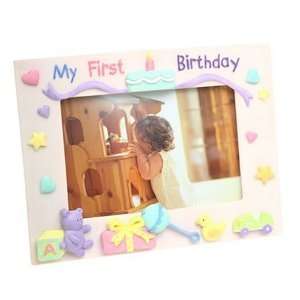  My 1st Birthday   Pink Frame Baby