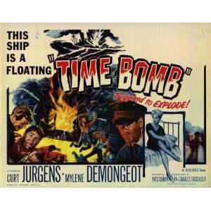  Time Bomb Movie Poster (11 x 14 Inches   28cm x 36cm) (1959 