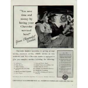   Chevrolet serviced here Your Chevrolet Dealer  1941 Chevrolet