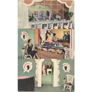 1950s Vintage Postcard M. Josef Hair Design Salon (502 Biltmore Way 