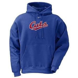  Chicago Cubs MLB Royal Embroidered Tackle Twill Hooded 