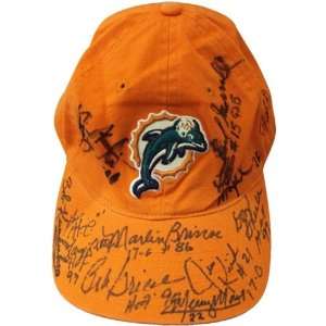  1972 Miami Dolphins Undefeated Team Autographed Hat   12 
