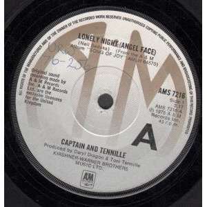  NIGHT 7 INCH (7 VINYL 45) UK A&M 1976 CAPTAIN AND TENNILLE Music