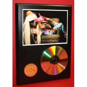  Lady Ga Ga 24kt Gold Cool Music Art CD Disc Display 