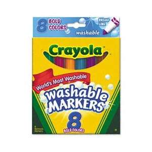  CYO587832 Crayola® MARKER,BOLD,WASH,BRD,8/ST Everything 
